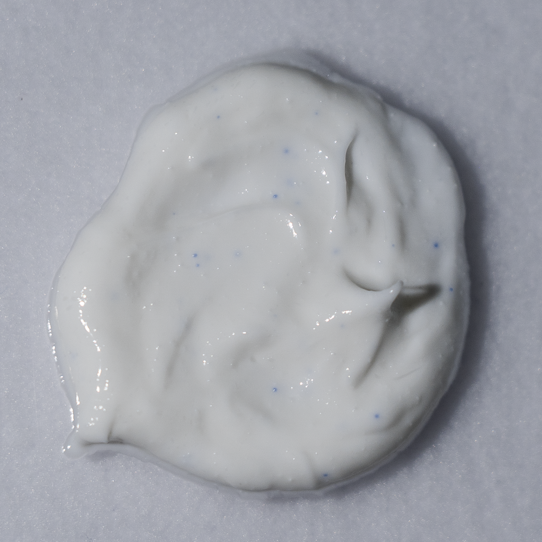 Refining face scrub textur close up