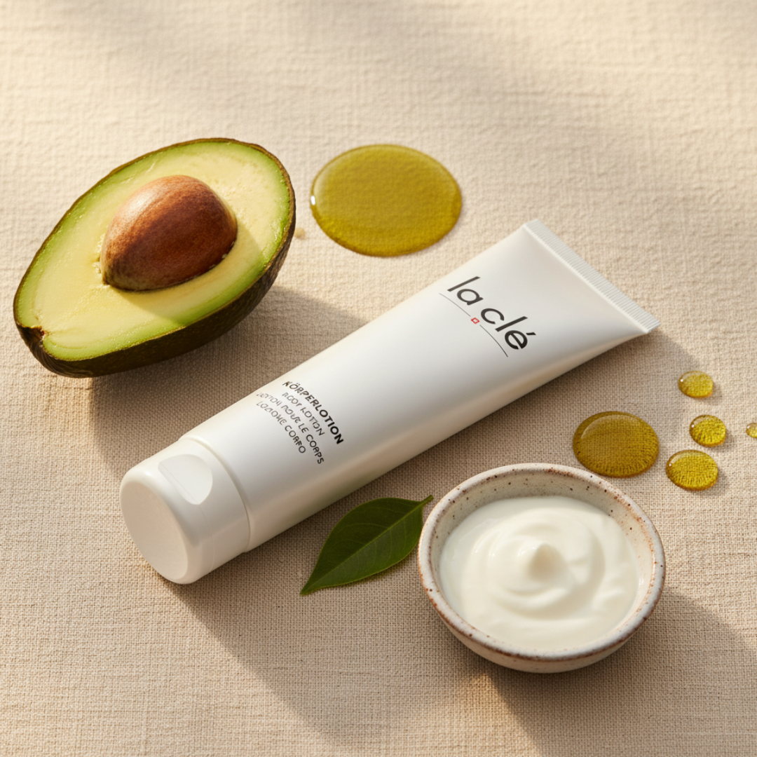 la clé Body Lotion mit Avocadoöl und Sheabutter