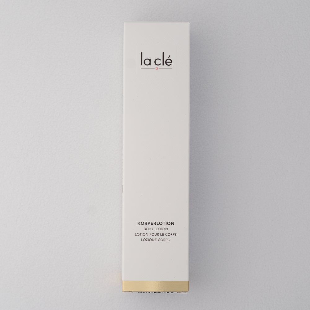 la clé body lotion box front