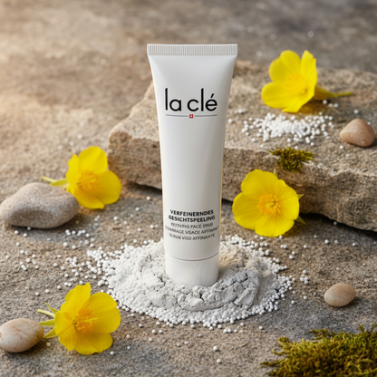 la clé Refining Face Scrub mit natürlichen Inhaltsstoffen