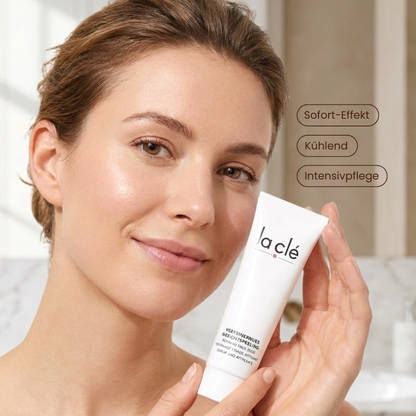 la clé Refining Face Scrub Produktdetail und Textur